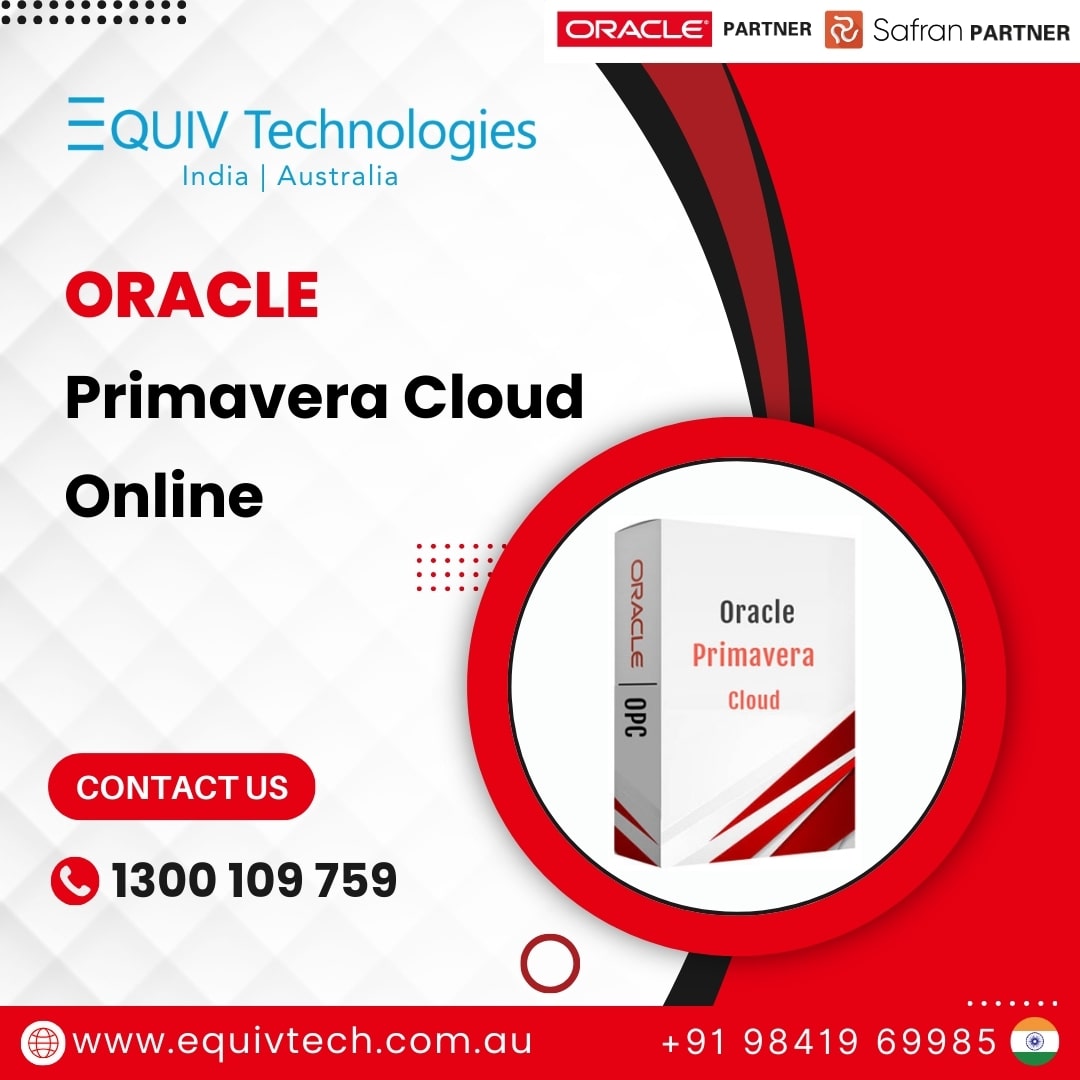 Oracle Primavera Cloud Online - Equiv Technologies